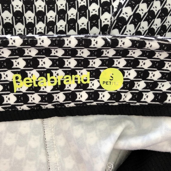 Betabrand Black and White Skinny Pants - Picture 6 of 8